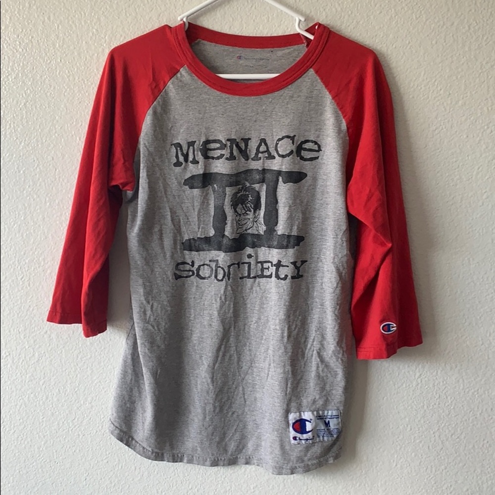 Charlie Sheen Menace to Sobriety Band Champion Tee